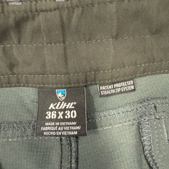 Kuhl Men’s 36X30 Silencr Convertible Zip Off Hiking Pants Outdoors Quick Dry - Picture 7 of 12